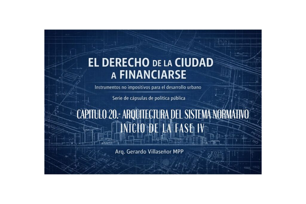 Arquitectura jurídica: construir un marco normativo que haga posible financiar las ciudades